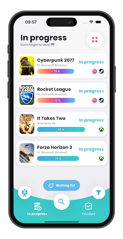 Radion track showcase screenshot